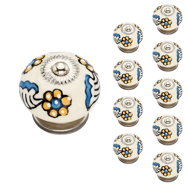 MascotHardware Notch 13/5 in. Cream Knob Wayfair